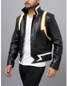 My Hero Academia Denki Kaminari Cosplay Costume Leather Jacket | MHA Denki Outfit
